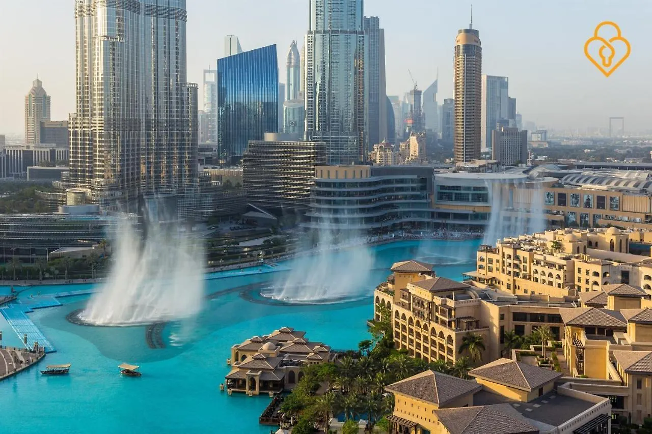 Keysplease Luxury 3 B/R Fountain View Apt, Downtown Dubai アパート